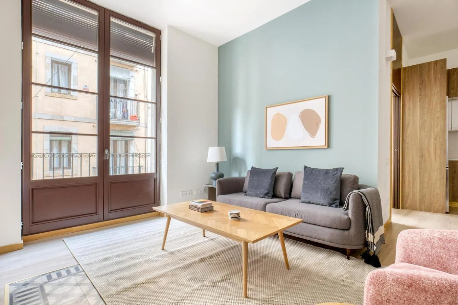 바르셀로나 Blueground El Born Nr Port Vell Bcn-60 아파트